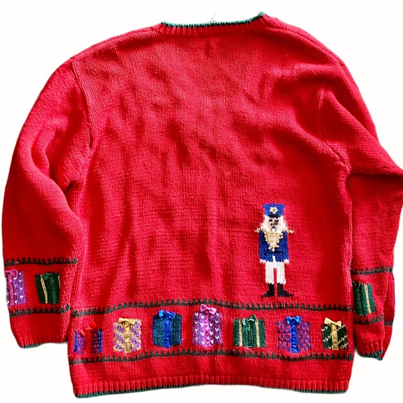 nutcracker pink sweater
